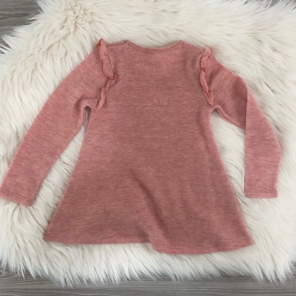 COPPER KEY Toddlers’ Light Pink Sweater Dress M - Picture 5 of 5